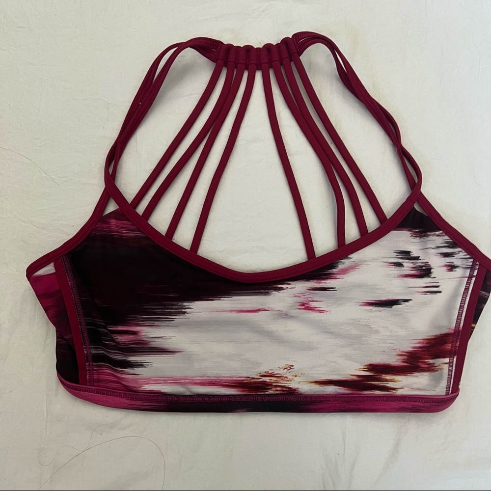 Lululemon bra (magenta, pink, white) 6